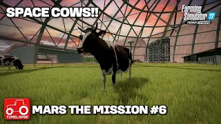 SPACE COWS & COTTON HARVEST (FIXED AUDIO) Mars The Mission FS22 Timelapse #6