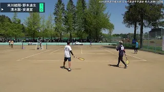 2024年 世界選手権大会 日本代表選手予選会 男子 決勝T 2回戦 米川結翔・野本凌生(日本学連 明治大学・日本学連 法政大学)　対　清水駿・安達宣(日本連盟 同志社大学・日本連盟 早稲田大学)