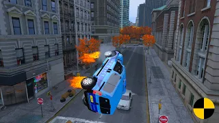 GTA 4 CRASH TESTING REAL CAR 386