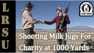 Long Range Shooting 1st Timer Brian 1000 Yards vs Milk Jug - 7mm  300 Win Mag Brian H