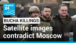 Satellite images show bodies in Bucha for weeks, rebutting Moscow claim • FRANCE 24 English