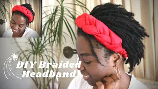 DIY Trending Braided Headband - HOW TO MAKE BRAIDED HEADBAND WITH ELASTIC