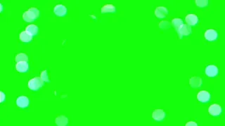 Green Screen Footage Bokeh Blue 2 Frame Animation Chromakey Футаж Кадр с боке рамка Хромакей