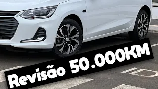 Onix turbo premier revisão 50.000km