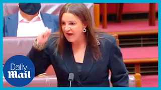 Moment angry Jacqui Lambie screams out at Australia PM Scott Morrison