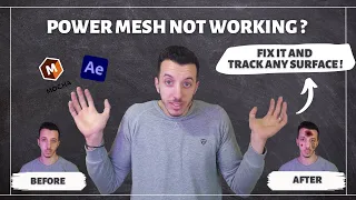 How to Fix Mocha Pro Power Mesh not Tracking in After Effects