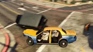 In traffic at a speed of 9999999, can a cab take passengers to their destination?  - GTA5