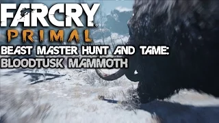 FAR CRY Primal - Beast master hunt - Bloodtusk Mammoth - 1080p 60fps - No commentary