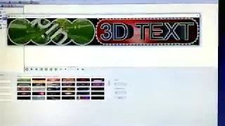 HD2016 software 3D text for led display moving signs