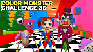 Color Monster Challenge 3D Pomni and Friends - Gameplay
