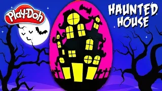 Huevo Sorpresa Gigante de Haunted House de Halloween de Plastilina Play doh  Español Casa Encanta
