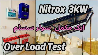 Nitrox 3KW Solar Project with 6 N Type Bifacial - Load Test