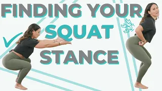Finding Your Squat Stance!