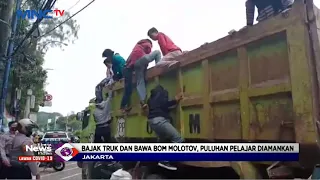 Coba Membajak Truk, Puluhan Pelajar di Senayan Diamankan Polisi - LIM 08/10