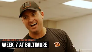 Locker Room Celebration: Bengals at Ravens | Week 7