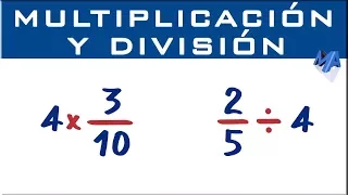 Multiplicación y división | Fracción por entero