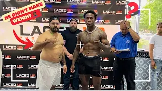 PROFESSIONAL BOXER MISSED WEIGHT ON PURPOSE! 🤦🏾‍♂️