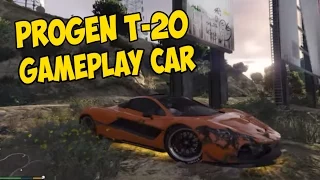 GTA 5 - PROGEN T20 Gameplay [Mclaren MP-1] - Самая быстрая машина