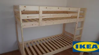 "From hundreds of parts I assemble a miracle from IKEA: Bunk bed for children