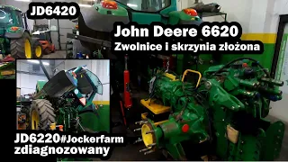 Zwolnice i skrzynia w JD 6620 złożone.  John Deere 6610 - zjechany!. JD6220 po P50. Znamy przyczynę!