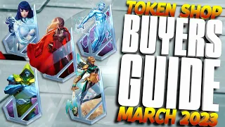 Complete Token Shop Buyers Guide | Buy THESE Cards FIRST! | March 2023 | Marvel Snap