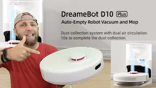 Nouveau robot aspirateur Dreamebot D10 plus 4000pA,Lidar et Station vidange double circulation d'air