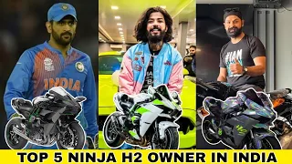 Top 5 Famous Kawasaki Ninja H2 Owner In India | UK07 Rider, JS Films, Jatt Prabhjot, MS Dhoni