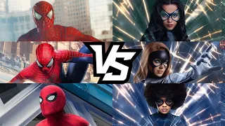 The 3 Spider-Men VS The 3 Spider-Women (Who Wins)