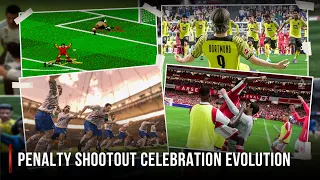 Penalty Shootout Celebration Evolution In FIFA | 1995 - 2023 |