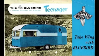 classic caravan   1959 Bluebird Teenager under restoration