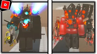 ALL NEW UPGRADED TITANS REWORK and MORE in SKIBIDI TOILET MORPHS (UPDATE 13) - Roblox