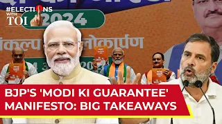 'Modi Ki Guarantee Hai'! BJP Releases Ambitious Manifesto; Cong Dubs It An 'Apology'