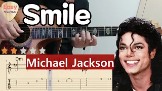 💗Smile(Lyrics) -Michael Jackson💗 Charlie Chaplin,Jermaine Jackson - Easy Fingerstyle Guitar Tutorial