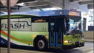 MCDOT Ride On FLASH-BRT 2008 Gillig Low Floor Advantage 5737 On The Orange Line Route