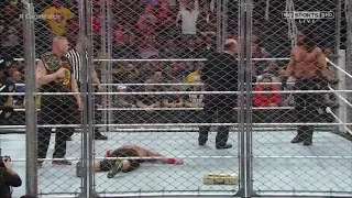 John Cena Vs Seth Rollins - Steel Cage Match - WWE Raw 15/12/2014 (En Español)