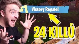 24 KILLŮ V SOLO SQUADECH! - Fortnite Battle Royale