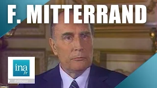 François Mitterrand  "Aucune politique ne dispensera de l'effort nécessaire"  | Archive INA