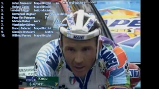Johan Museeuw, triple vainqueur du Tour des Flandres 1993, 1995 et 1998