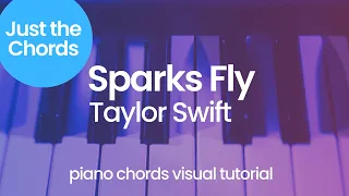 Piano Chords - Sparks Fly (Taylor Swift)