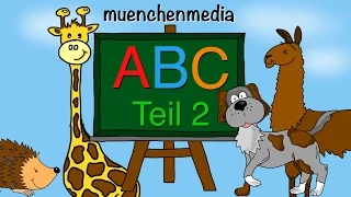 🎵 german alphabet - Buchstaben lernen von G-L - Alphabetlied | Kinderlieder deutsch - muenchenmedia