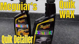Meguiar's NEW FORMULA Ultimate Quik Wax And Detailer!!