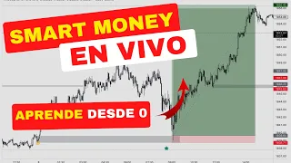 Aprende SMART MONEY En Vivo  Estrategia de TRADING Sin Indicadores | Royal Trading Club