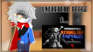 Undertale reage a Papyrus disbelief || Undertale || Au’s || Gacha club || 🇧🇷🇺🇸