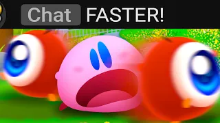 My Chat forced me to break Kirby's world speed