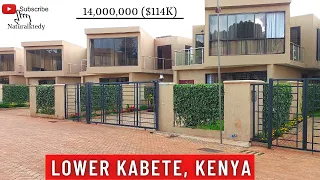 TOURING One Of The Most Elegant 14,000,000 Gated Estate In Kenya 🇰🇪/ Lower Kabete Maisonettes