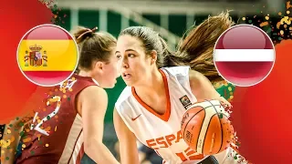 Spain v Latvia - Full Game - FIBA U16 Women's European Championship 2018