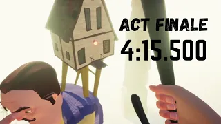 Hello Neighbor: Act Finale Speedrun in 4:15.500 w/o loads [Former CONSOLE World Record]