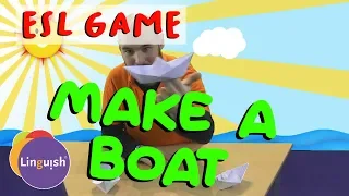 Linguish ESL Games // Make a boat // LT195