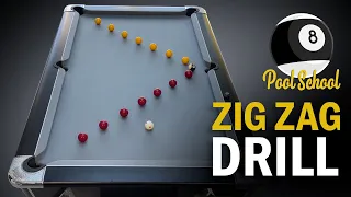 Pool Practice Drill - The Zig Zag Drill | Pool School