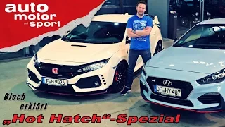 "Hot Hatch"-Spezial: Hyundai i30 N vs. Honda Civic Type R - Bloch erklärt #34 |auto motor & sport